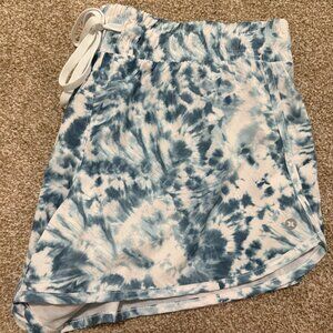 RBX women's shorts blue & white, large
